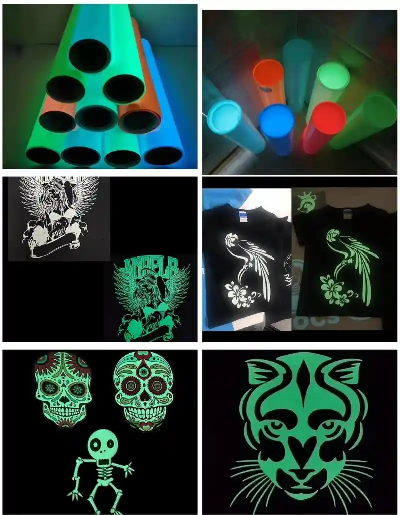 glow in the dark vinyl for clothes