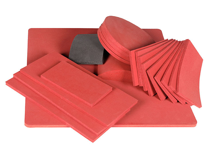 high temperature resistant silicone rubber foam sheet for Heat press machine