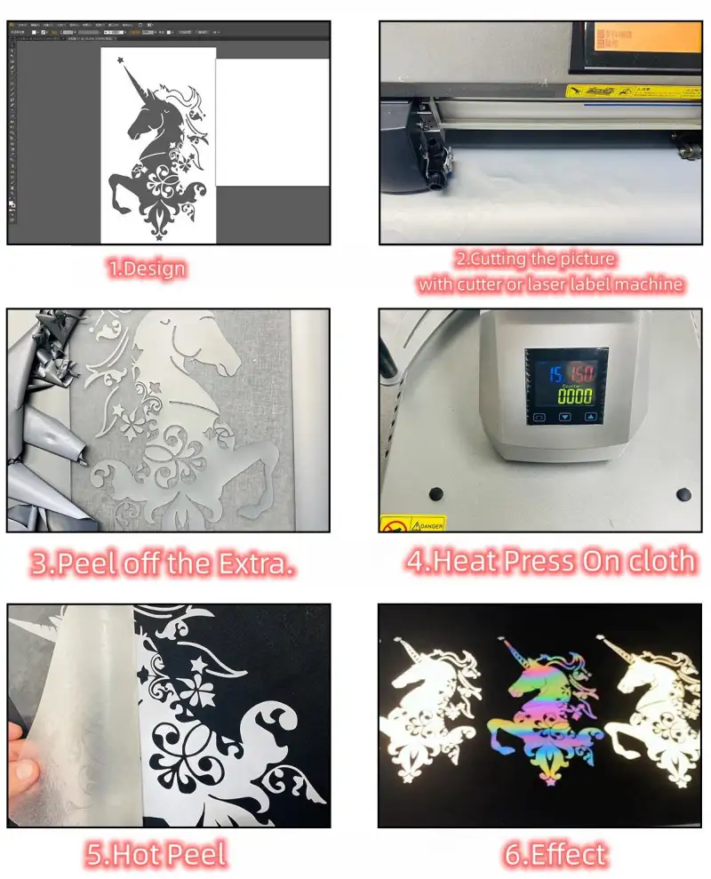 Reflective Heat Transfer Vinyl