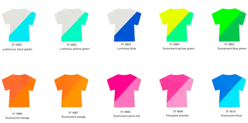 Glow-in-the-dark heat transfer vinyl