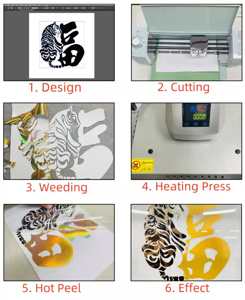 Soft Metallic Heat Transfer Vinyl For Sale