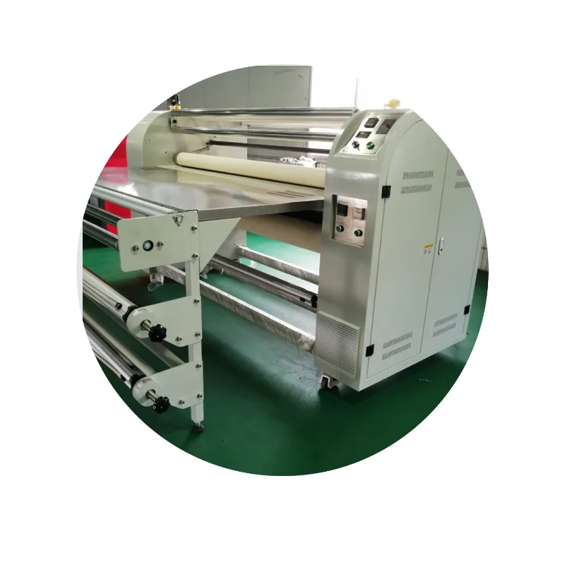 Large Industrial 1700mx220mm Drum Textile Calandra Roll Fabric Rotary Heat Press Machine
